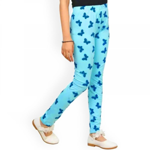 Girls Printed Bio Wash Ankle Length Legging