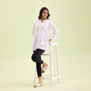 Plus Size Slim-Fit Ankle Length Legging