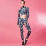 Women Printed Relaxed Ankle Length Mid-Rise Leggins