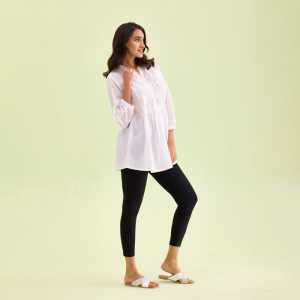 Plus Size Slim-Fit Ankle Length Legging